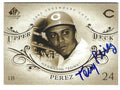 Autographed TONY PEREZ Cincinnati Reds 2005 Upper Deck Legendary Cuts Card
