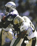 Autographed DARREN PERRY 8X10 New Orleans Saints photo
