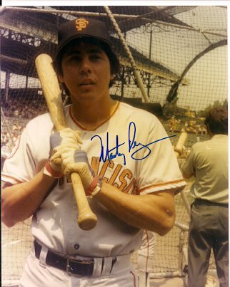 AUTOGRAPHED MARTY PEREZ San Francisco Giants Photo
