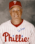 AUTOGRAPHED  photo SAM PERLOZZO Philadelphia Phillies