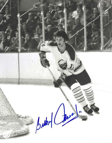 Autographed GILBERT PERREAULT  8X10 Buffalo Sabres Photo