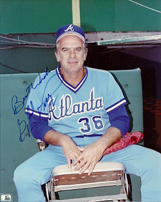 Autographed GAYLORD PERRY Atlanta Braves Photo