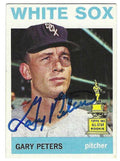 Autographed GARY PETERS Chicago White Sox 1964 Topps Card