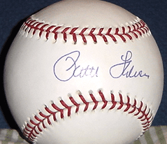 Autographed PETE FALCONE Official Major League Baseball