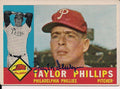 Autographed TAYLOR PHILLIPS 1960 Topps Card