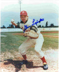 AUTOGRAPHED STAN LOPATA 8x10 Phillies Photo