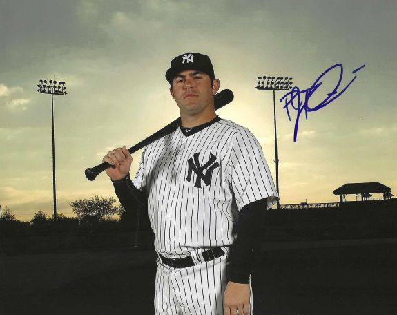 AUTOGRAPHED P.J. PILITTERE 8X10 New York Yankees photo