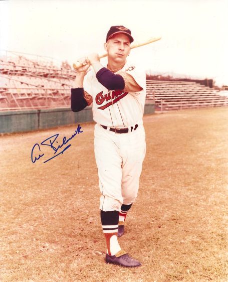 AUTOGRAPHED AL PILARCIK 8X10 Baltimore Orioles Photo