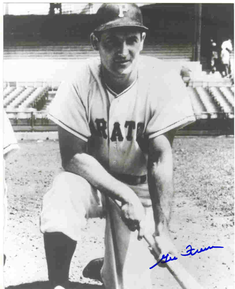 AUTOGRAPHED SIGNED photo GEORGE FREESE Pirates