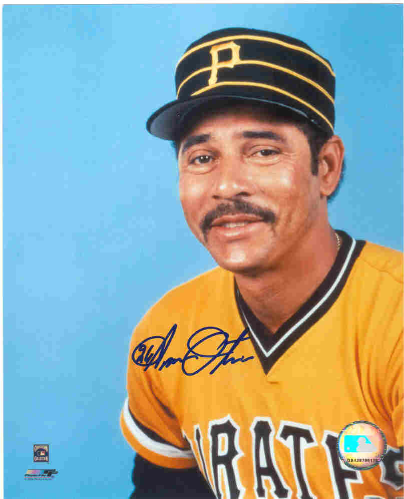 AUTOGRAPHED AMOS OTIS 8x10 Pittsburgh Pirates Photo