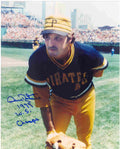 AUTOGRAPHED DAVE ROBERTS 8x10 Pittsburgh Pirates Photo