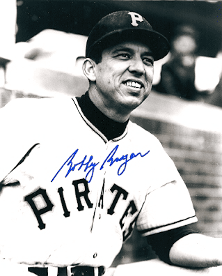 AUTOGRAPHED  photo BOBBY BRAGAN - Pittsburgh Pirates