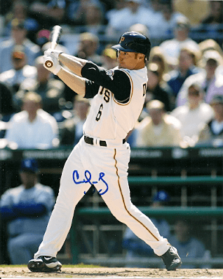 AUTOGRAPHED  photo CHRIS DUFFY - Pittsburgh Pirates