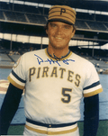 AUTOGRAPHED DUFFY DYER 8X10 Pittsburgh Pirates Photo