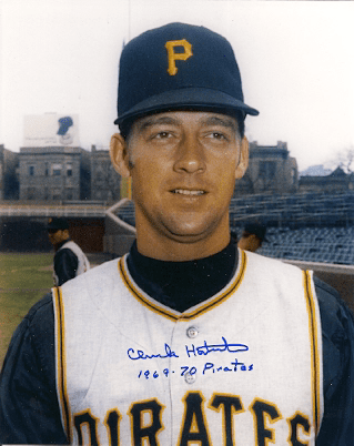 AUTOGRAPHED  photo CHUCK HARTENSTEIN - Pittsburgh Pirates