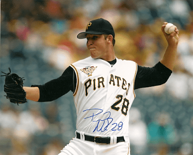 AUTOGRAPHED  photo PAUL MAHOLM - Pittsburgh Pirates