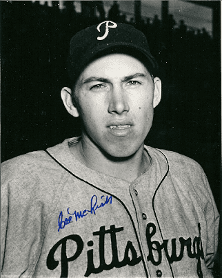 AUTOGRAPHED  photo CAL MCLISH - Pittsburgh Pirates