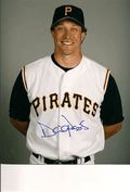 AUTOGRAPHED DAVID PARRISH 8x10 Pittsburgh Pirates Photo
