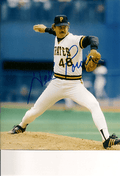 AUTOGRAPHED TED POWER 8x10 Pittsburgh Pirates Photo