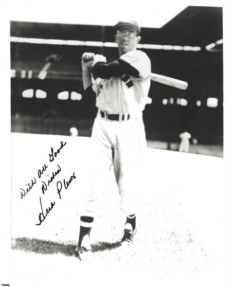 AUTOGRAPHED HERB PLEWS 8X10 Washington Senators Photo