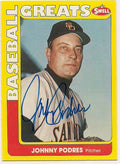 Autographed JOHNNY PODRES 1991 Swell Baseball Great Card