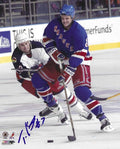 Autographed TOM POTI 8X10 New York Rangers Photo