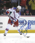 Autographed BENOIT POULIOT  8X10 New York Rangers Photo