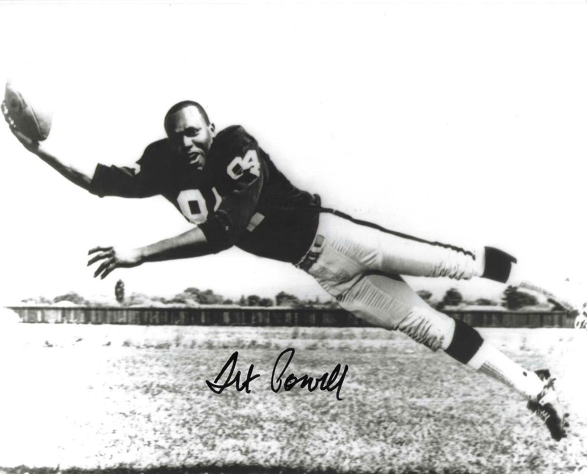 Autographed ART POWELL 8x10 Oakland Raiders photo