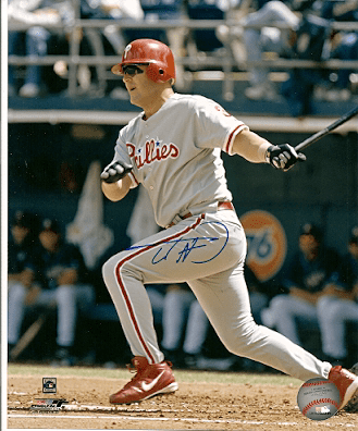 AUTOGRAPHED TODD PRATT 8x10 Philadelphia Phillies photo