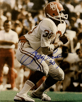 AUTOGRAPHED GREG PRUITT University of Oklahoma Photo