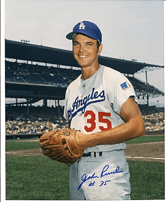 AUTOGRAPHED JOHN PURDIN 8X10 Los Angels Dodgers photo