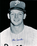 AUTOGRAPHED TOM QUALTERS photo  Philadelphia Phillies