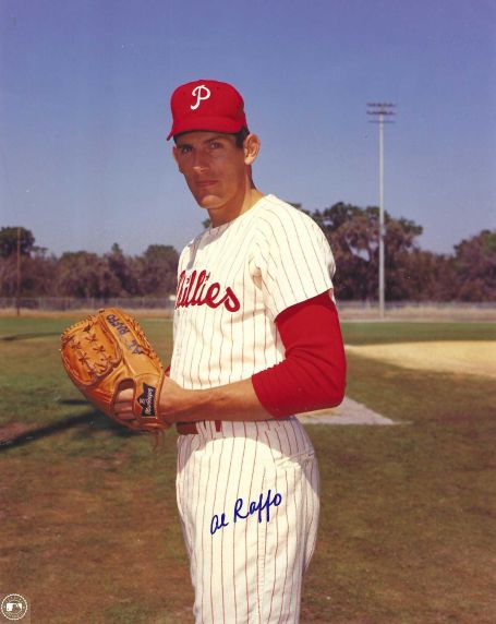 AUTOGRAPHED AL RAFFO 8x10 Philadelphia Phillies Photo