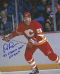 Autographed ROB RAMAGE "1989 Stanley Cup Champs" 8X10 Calgary Flames Photo
