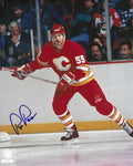 Autographed ROB RAMAGE 8X10 Calgary Flames Photo