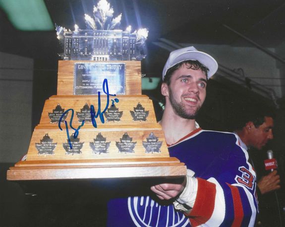 Autographed BILL RANFORD 8X10 Edmonton Oilers Photo (Copy)