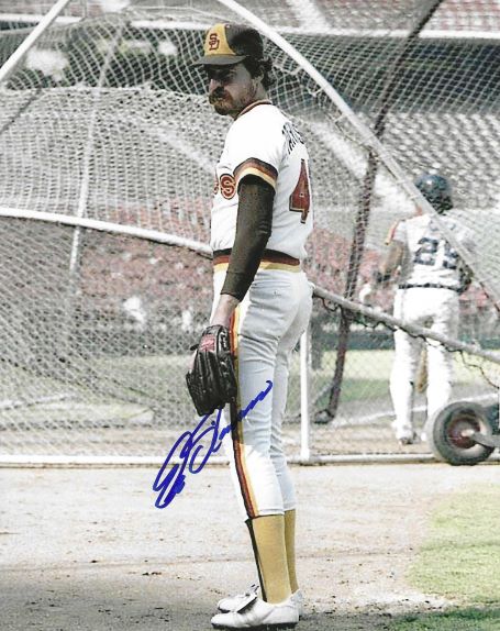 AUTOGRAPHED ERIC RASMUSSEN 8x10 San Diego Padres Photo