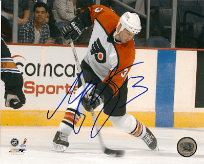 Autographed MIKE RATHJE photo - Philadelphia Flyers