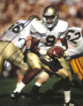 Autographed TONY RICE 8x10 Notre Dame Photo