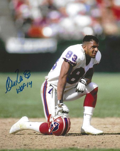 Autographed Andre Reed "HOF 14" Buffalo Bills 8x10 Photo with MLA COA