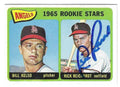 Autographed RICK REICHARDT California Angels 1965 Topps Card