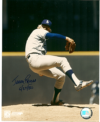 AUTOGRAPHED JERRY REUSS 8X10 Los Angels Dodgers photo