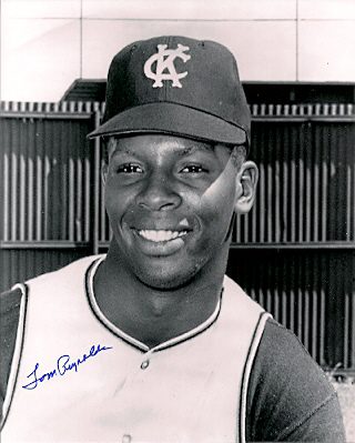 AUTOGRAPHED  photo TOMMY REYNOLDS Kansas City A's