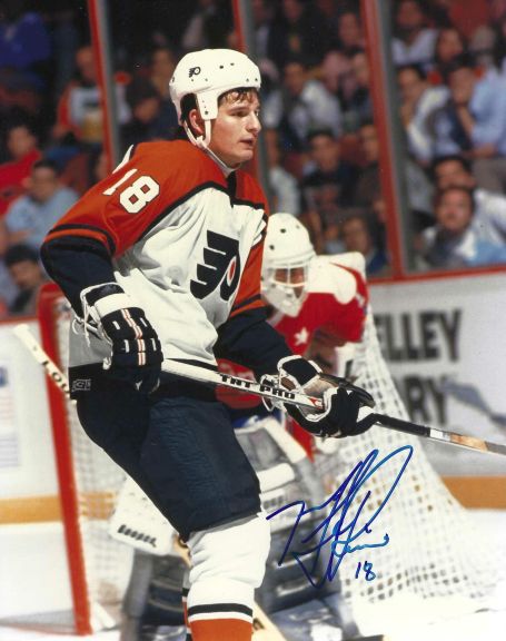 Autographed MIKE RICCI 8X10 Philadelphia Flyers Photo