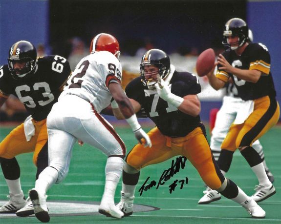 Autographed TOM RICKETTS 8X10 Pittsburgh Steelers Photo