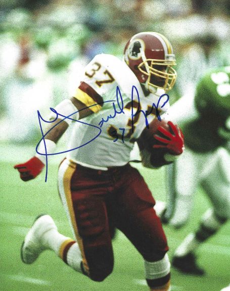Autographed GERALD RIGGS 8x10 Washington Redskins Photo