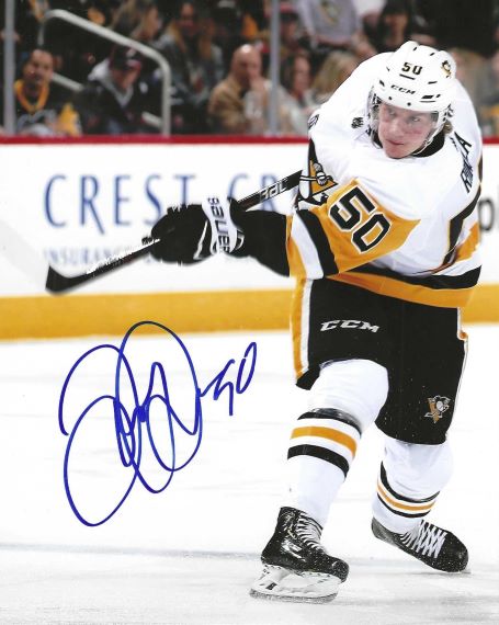 Autographed JUSSO RIIKOLA 8x10 Pittsburgh Penguins Photo