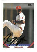 AUTOGRAPHED BEN RIVERA Philadelphia Phillies 1993 Topps Card