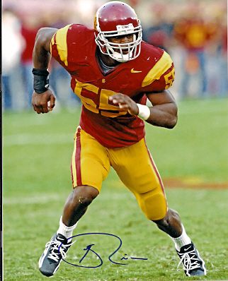 Autographed KEITH RIVERS USC Trojans Photo