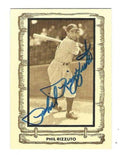 Signed  PHIL RIZZUTO New York Yankees 1982 Cramer Card